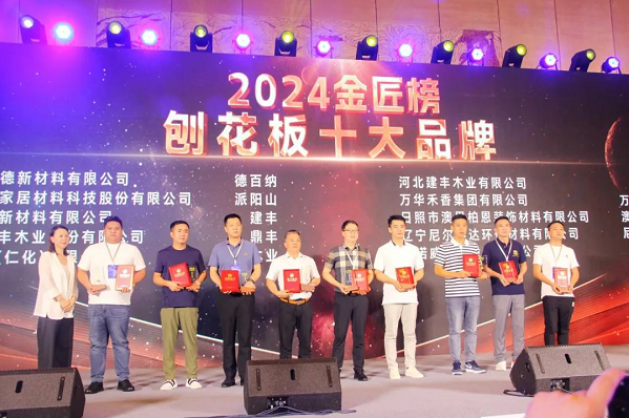 【喜报】尼尔科达荣获“2024年度刨花板十大品牌”(图2)