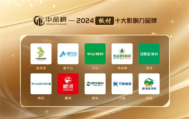 强势围观！隆饰板材荣膺中品榜2024“板材十大品牌”(图3)