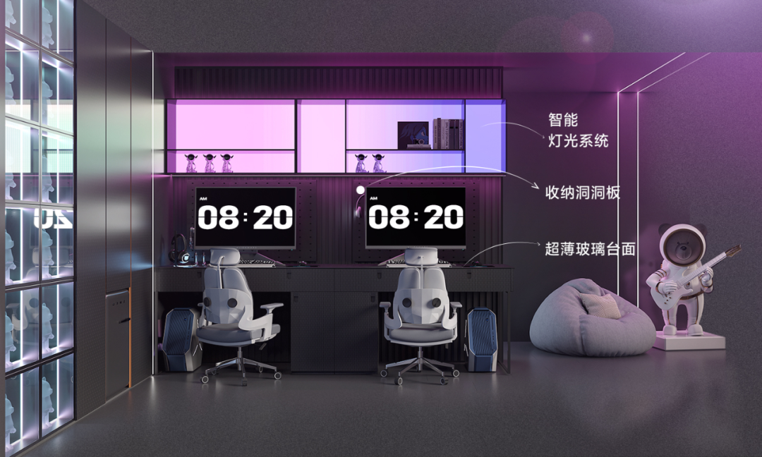 蓝天豚健康整家定制选“好”材料打造你的“天命”电竞房！(图4)