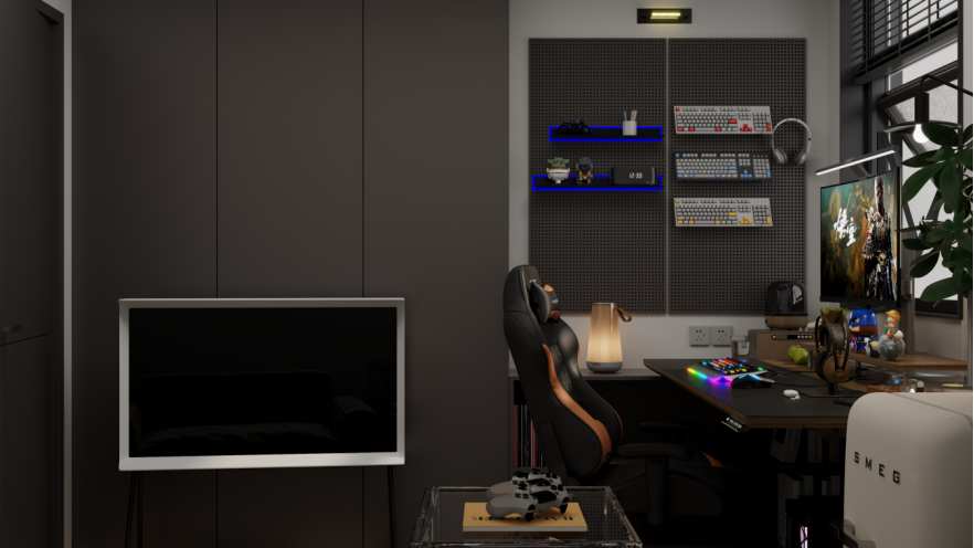 蓝天豚健康整家定制选“好”材料打造你的“天命”电竞房！(图7)