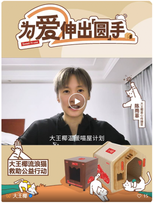 深度起底！大王椰“温暖喵屋计划20”用公益解锁品牌进阶方程式？Bwin必赢(图10)
