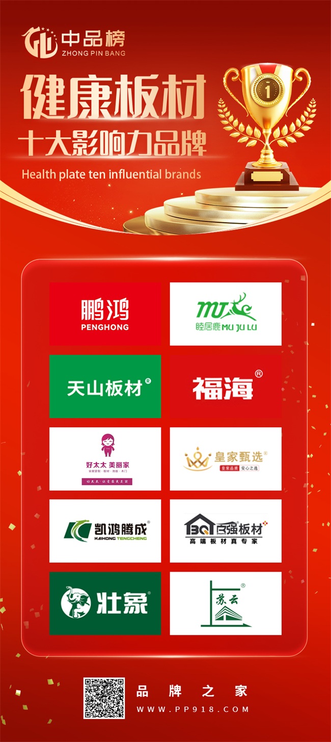 见证辉煌：2025“中品榜”健康板材十Bwin必赢大品牌榜单公布(图2)