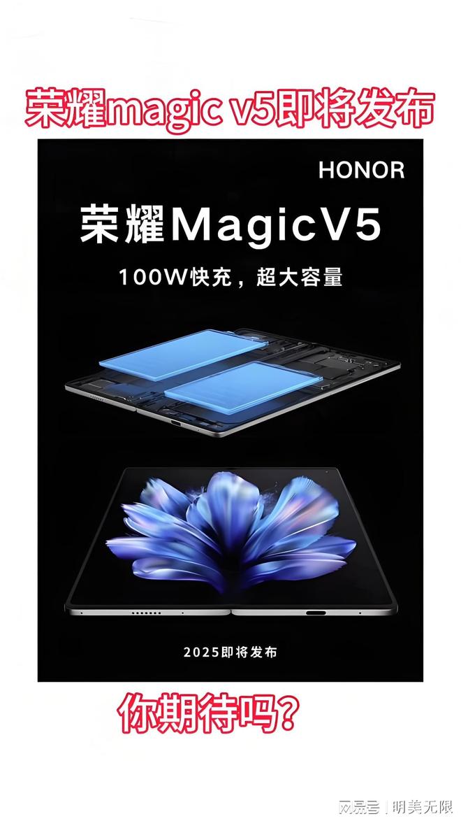 荣耀MagicV5太狠了最薄机身+满血旗舰芯！(图1)