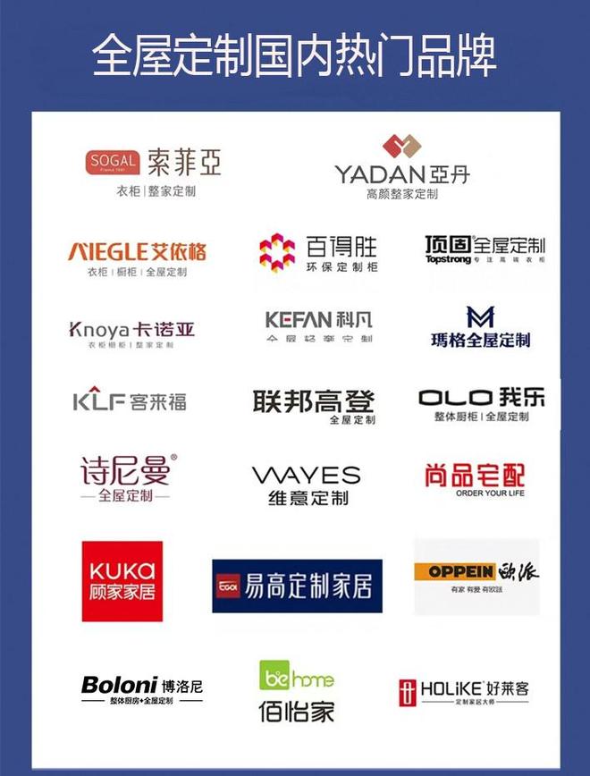 2024年度全屋定制十大品牌公认top10